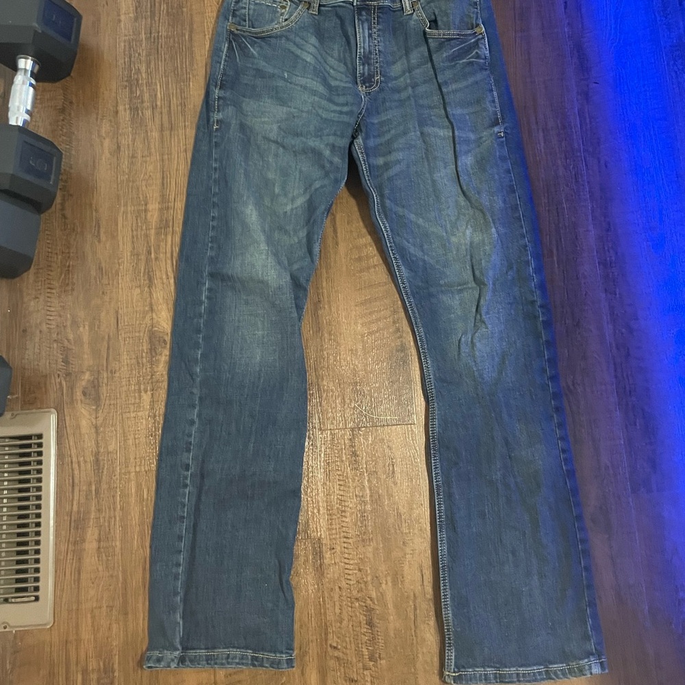 Ariat Blue Relaxed Fit Jeans with Classic Fading